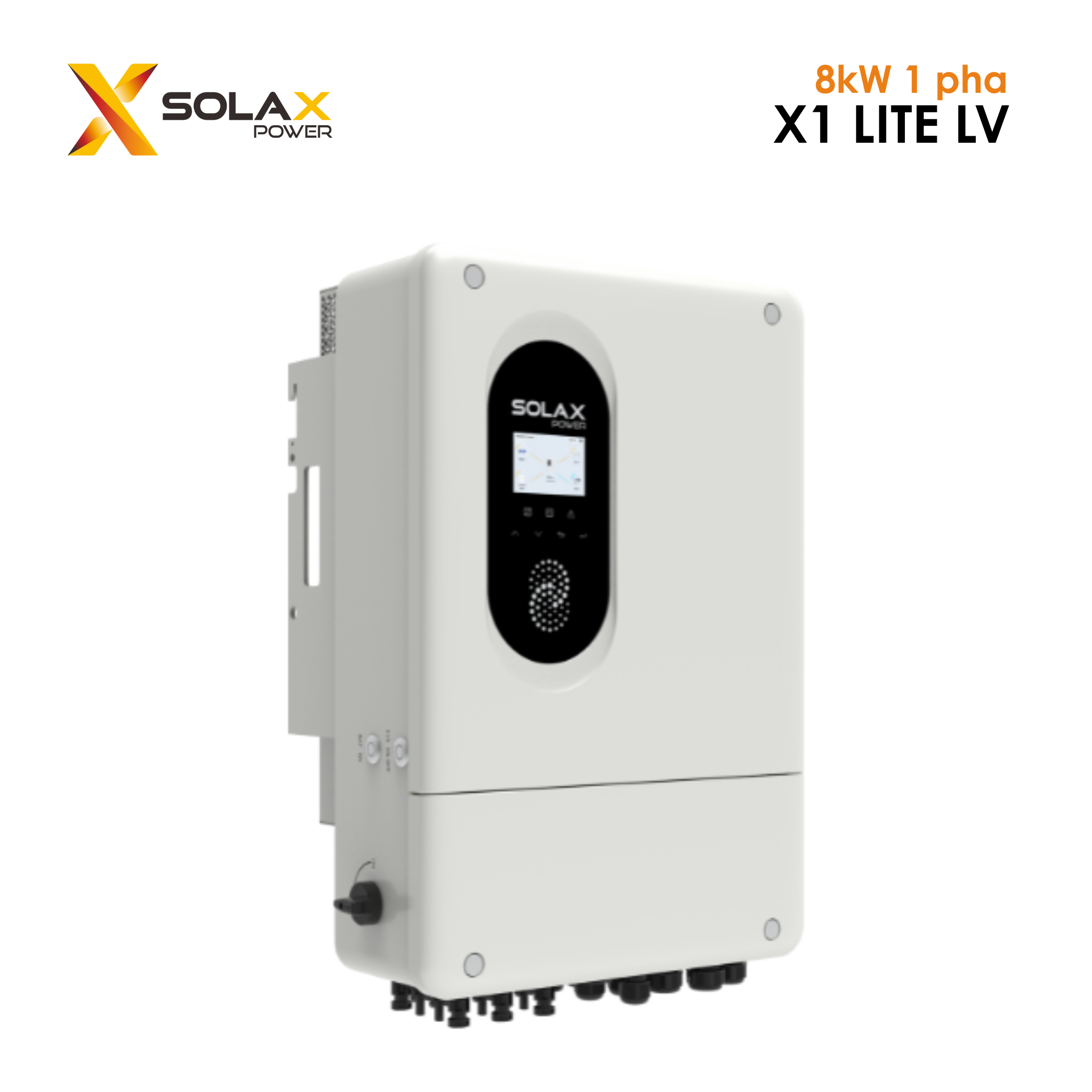 Biến tần hybrid áp thấp SolaX X1-LITE-8-LV Hybrid 8kw 1 pha