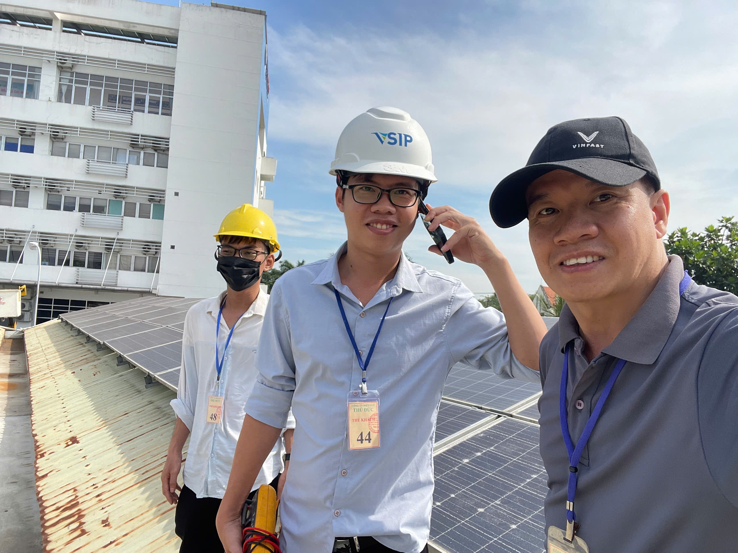 Công trình điện lực Thủ Đức, 100kwp, hoà lưới, có bán điện cho EVN 2019.