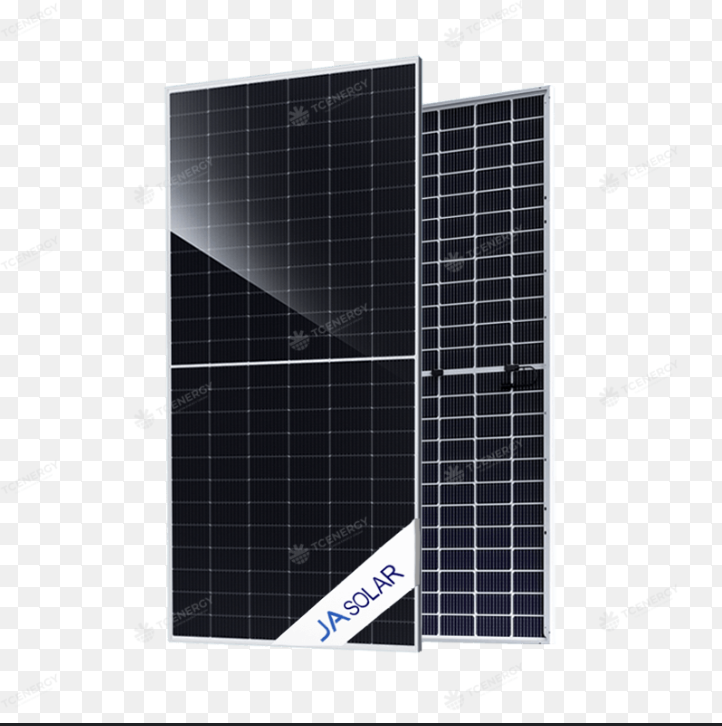 Tấm pin mặt trời JA Solar 600Wp N-type hai mặt kính
