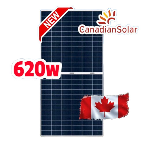 Tấm pin năng lượng mặt trời CANADIAN 620 Ntype-2 kính