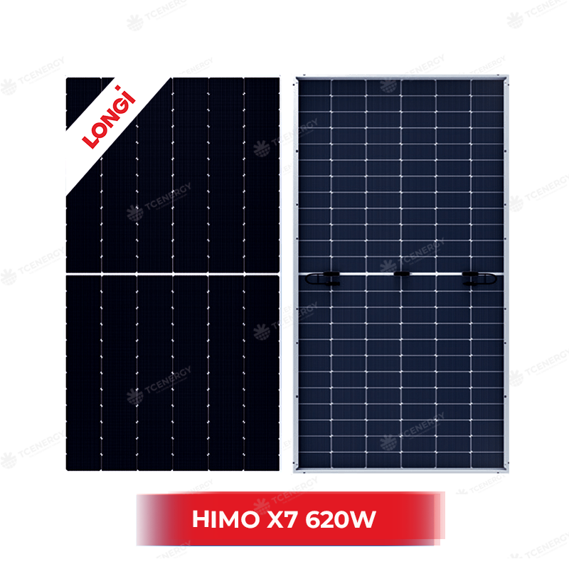 Tấm pin năng lượng mặt trời LONGI 620 HIMO 7 - 2 mặt kính