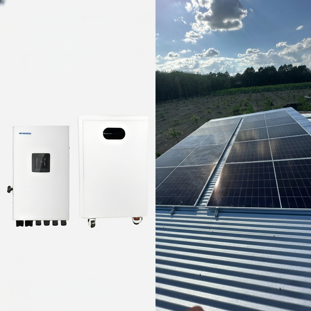 Combo inverter 1 pha Auxsol 6K + Bình 16 Kwh Easyway