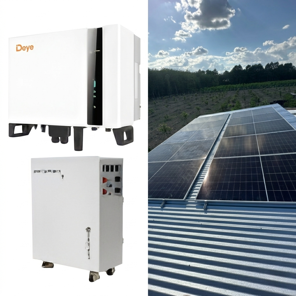 Combo inverter 10K Solis + Pin áp cao 10kW Easyway