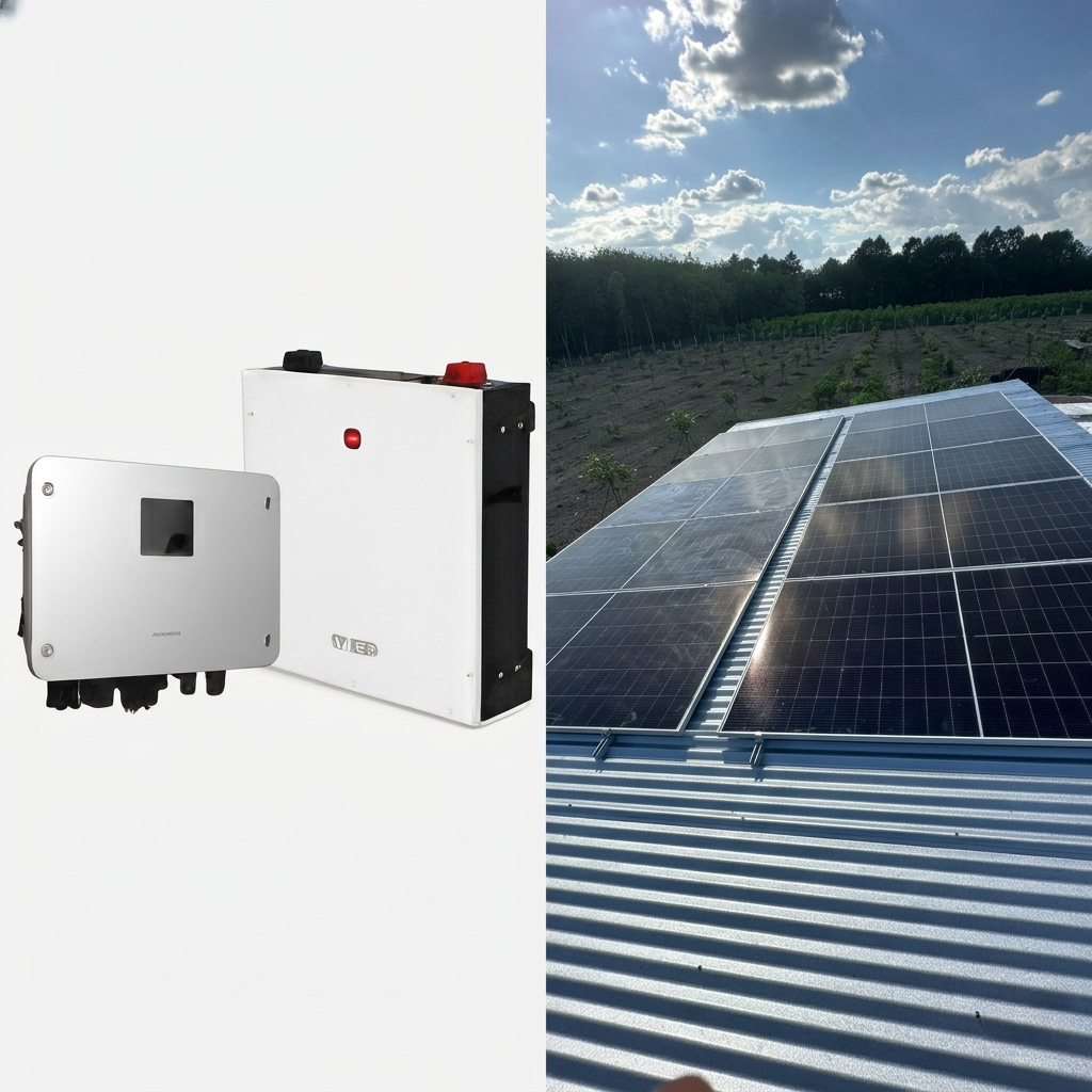 Combo inverter Sungrow 5K + Pin Dyness 5 kWh