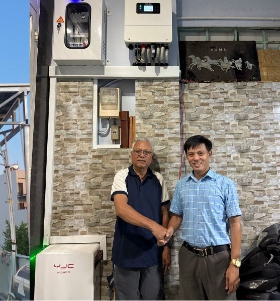 Dự án điện năng lượng mặt trời 6kW lưu trữ 16kWh tại nhà chú Hùng, Gò Vấp - TP.HCM