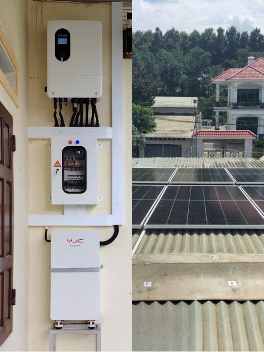 Bàn Giao Hệ Thống Điện Năng Lượng Mặt Trời 22.8kW Cho Gia Đình Anh Lanh Tại Long Thành, Đồng Nai