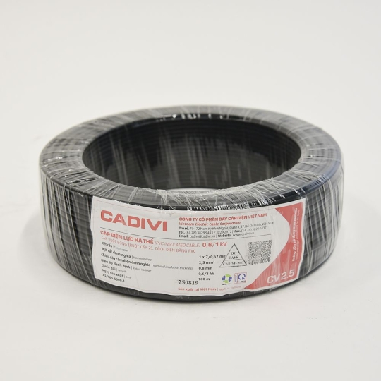 Cáp điện AC Cadivi 4.0 đen