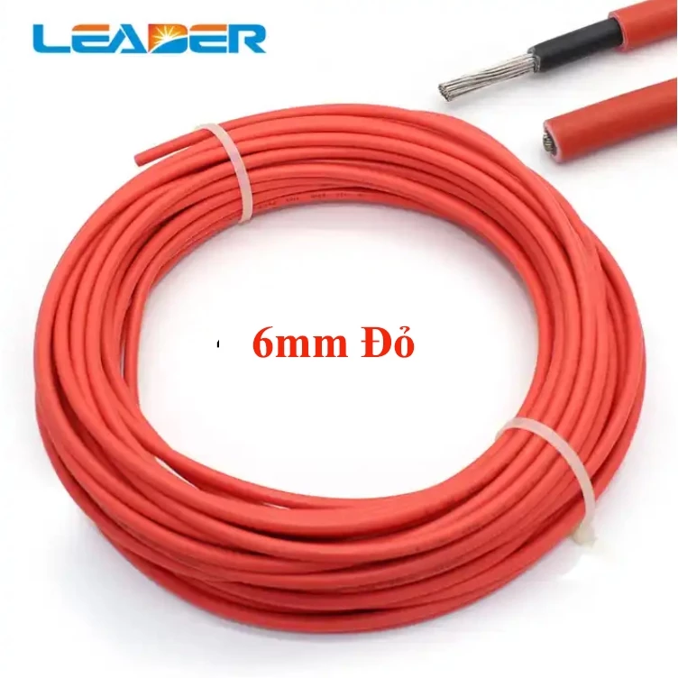 Dây DC 6.0 Leader (Đỏ)