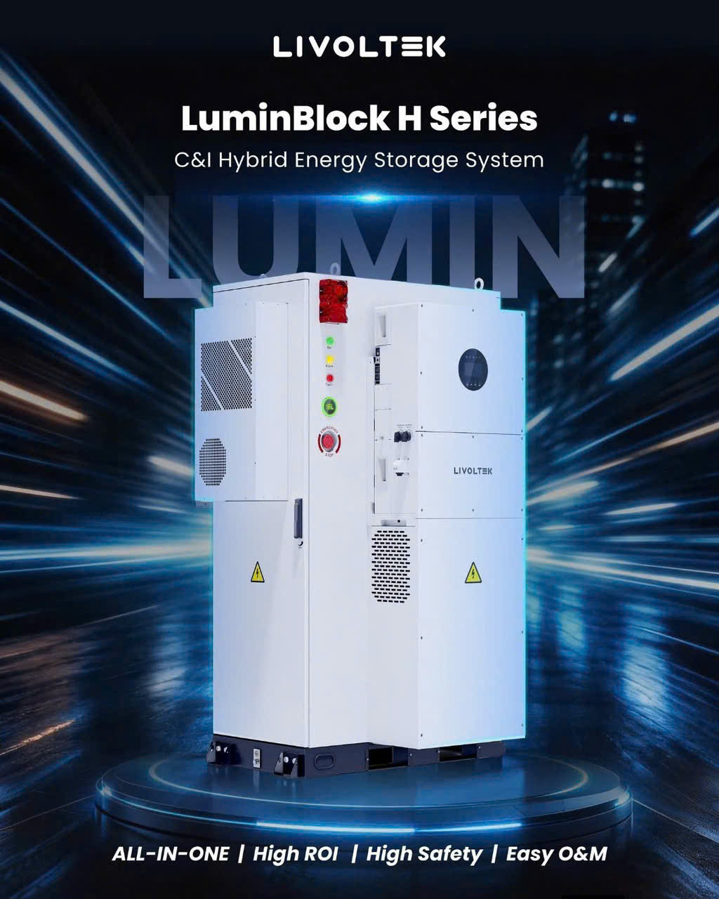 LIVOLTEK LuminBlock H Series – Giải Pháp Lưu Trữ Năng Lượng ESS All-in-One Cho Doanh Nghiệp
