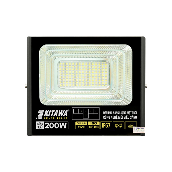 Đèn Pha Năng Lượng Mặt Trời 200W Lite BDP26.200 KITAWA
