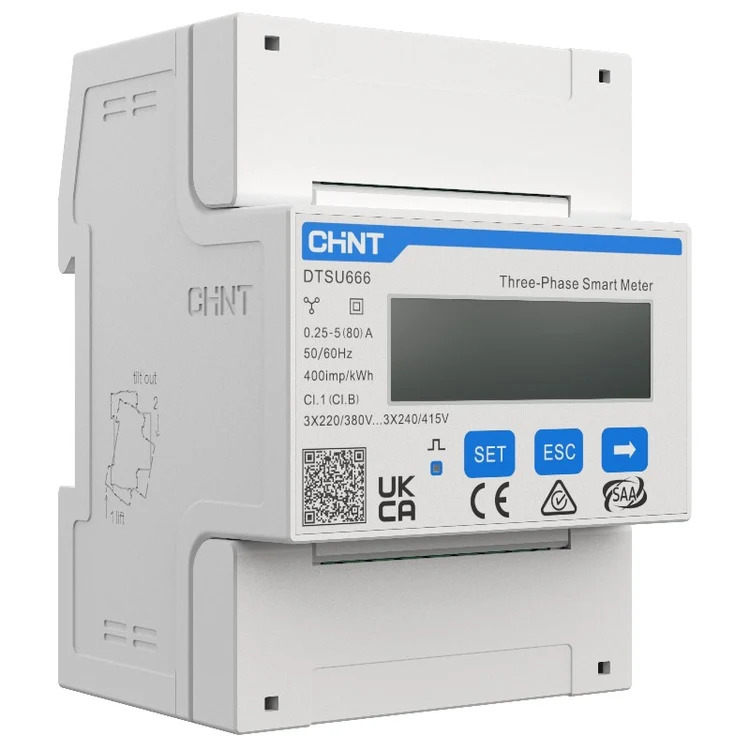 Đồng hồ thông minh 3 pha Smart Meter FOX ESS - Chint DTSU-666