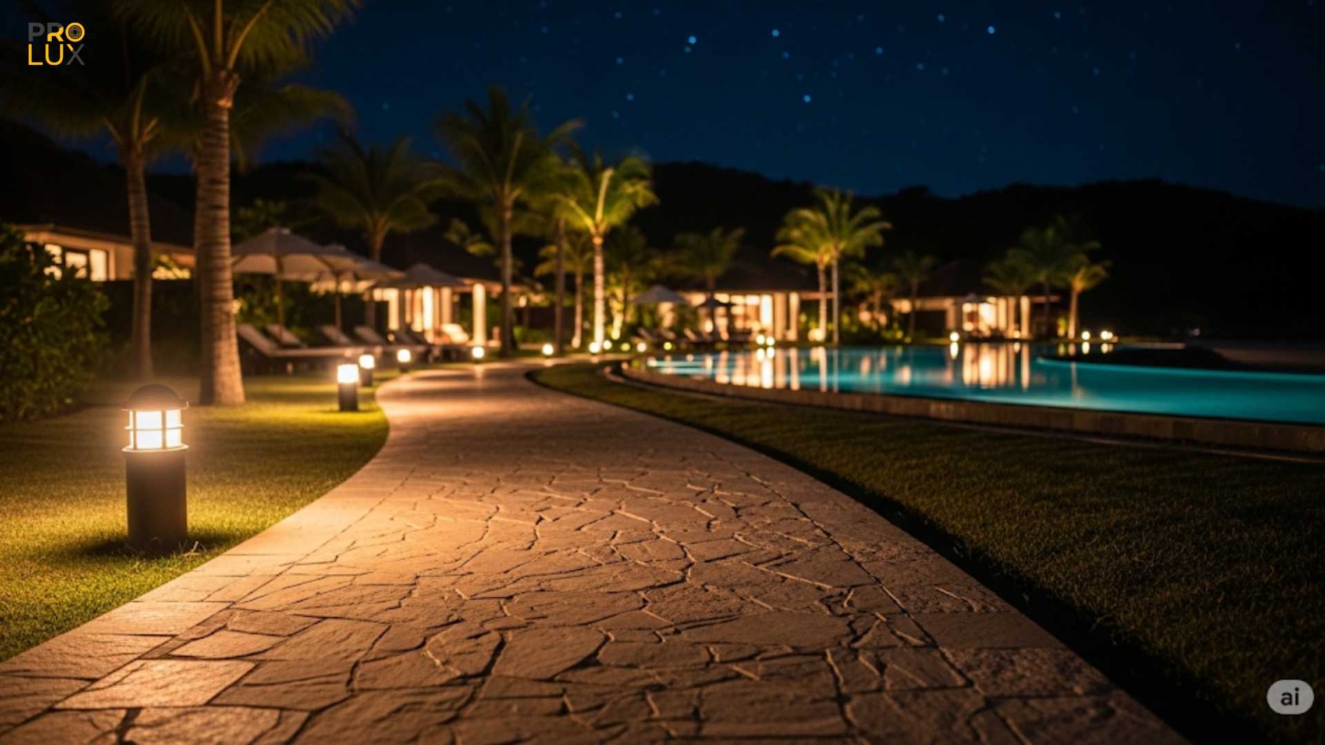 Thiết kế chiếu sáng hiệu ứng khu nghỉ dưỡng (Resort)